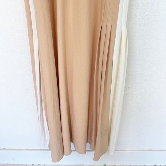 Jonathan Simkhai Cream Maxi Gown Strppy Dress Size 12 - Picture 4 of 12